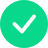 ✔